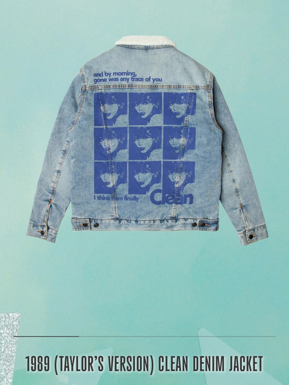 Taylor Swift 1989 (Taylor's Version) 'Clean' Light Wash Denim Jacket